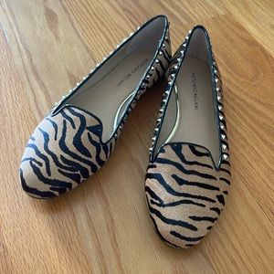 Antonio Melani Faux Fur Loafer Flat Ballet Slipper